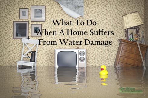 What To Do When A Home Suffers From Water Damage